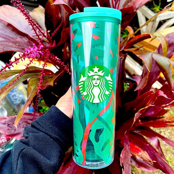 Starbucks Other - Starbucks❤️Unreleased💚Summer🍃2 slim tumbler cup